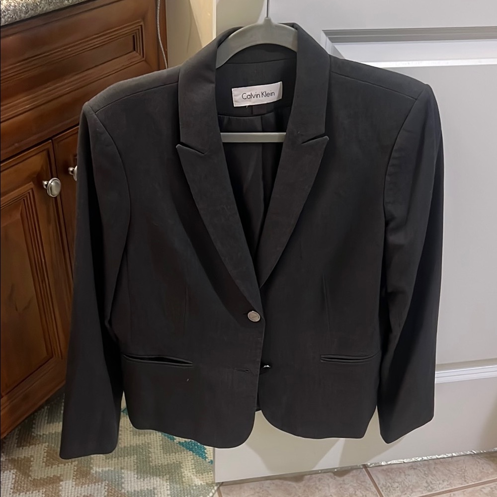 Calvin Klein Charcoal Suit Jacket